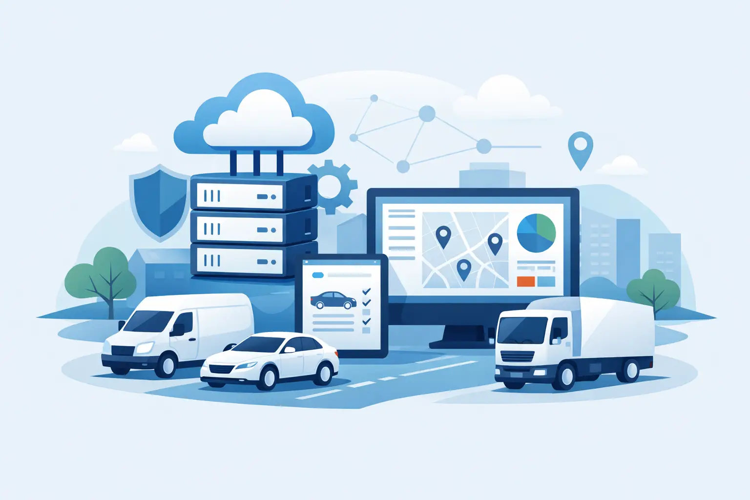 7 Vorteile selbst gehosteter Fuhrparksoftware